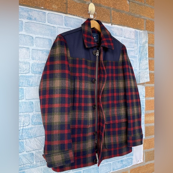 Frank And Oak lumberjack wool jacket size medium - Picture 2 of 14